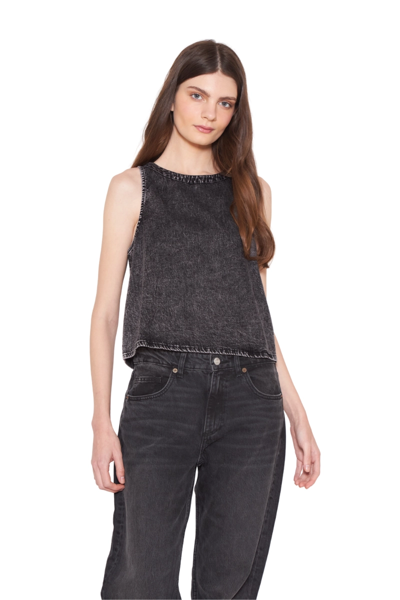 POLERA AMBER NEGRA JACINTA TIENDA - 1