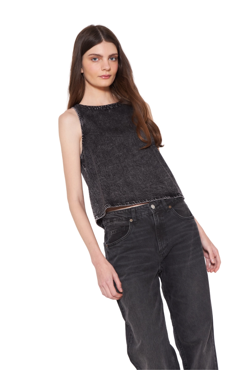 POLERA AMBER NEGRA JACINTA TIENDA - 5