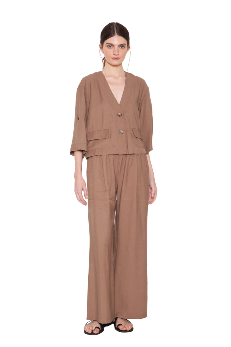 PANTALON ALICIA CAFE JACINTA TIENDA - 1