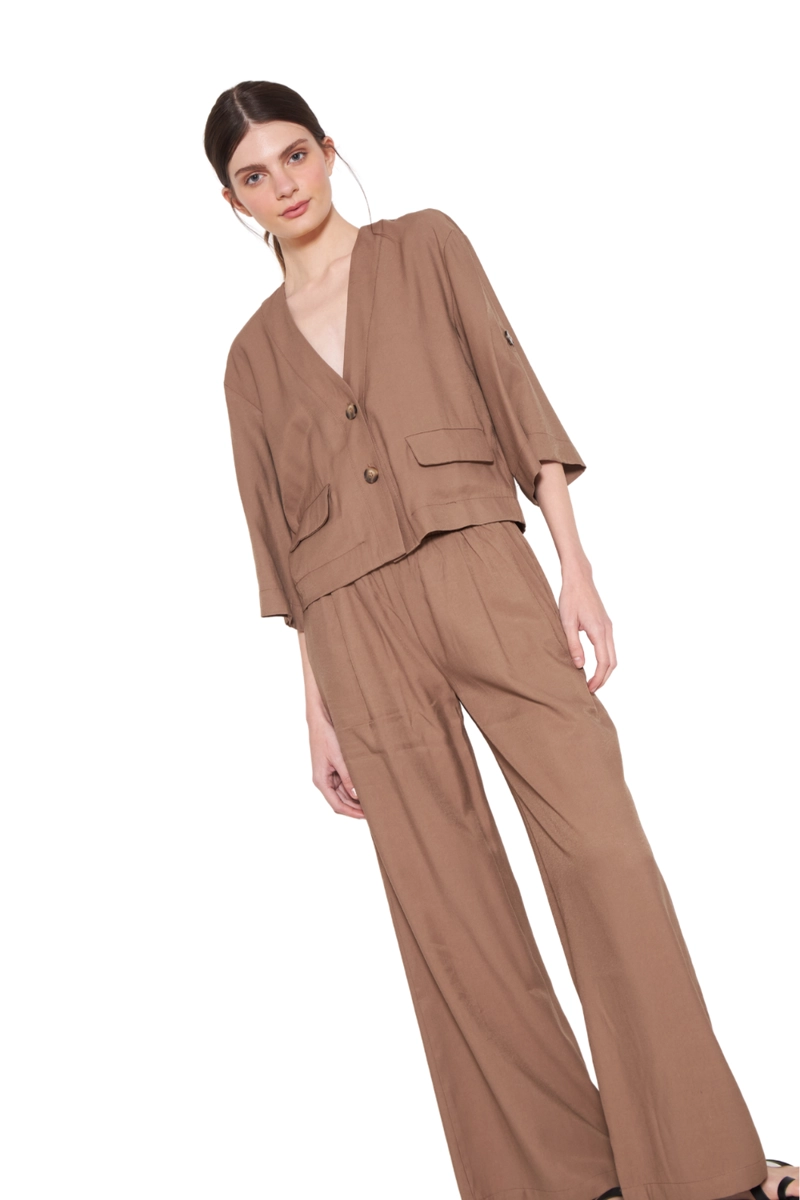 PANTALON ALICIA CAFE JACINTA TIENDA - 4