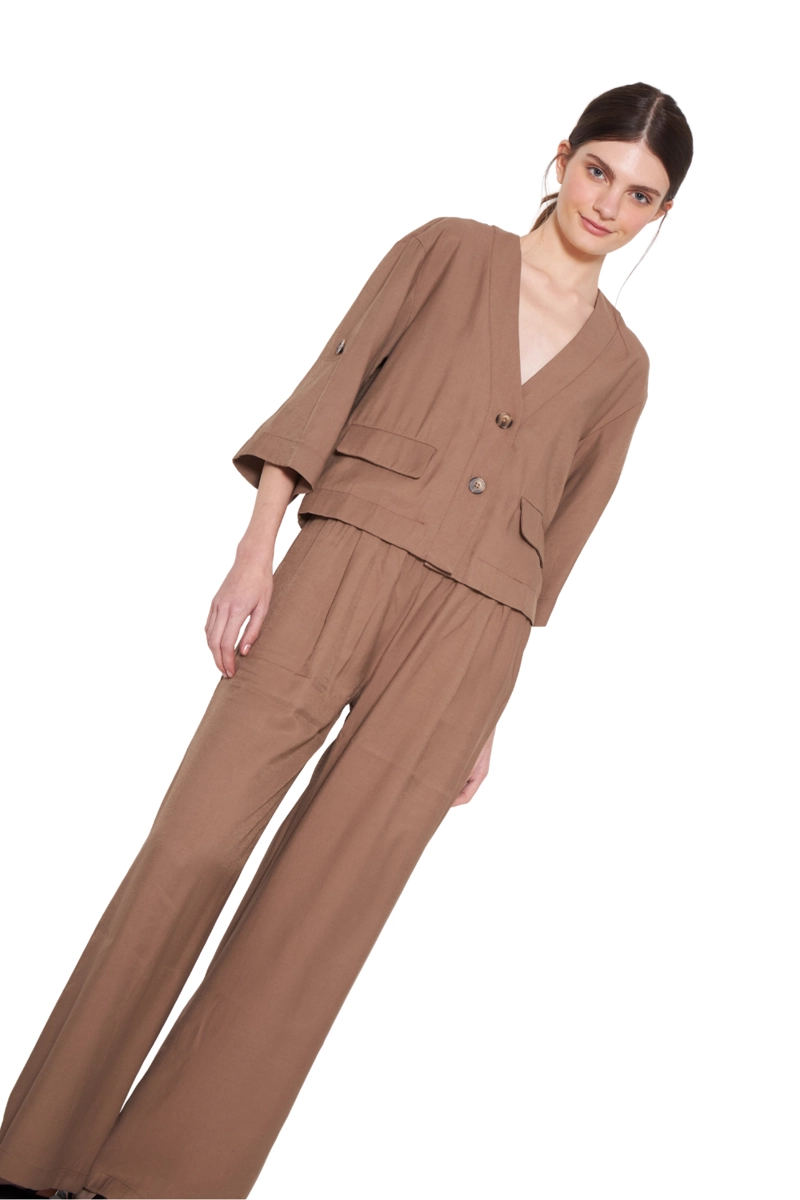 PANTALON ALICIA CAFE JACINTA TIENDA - 5