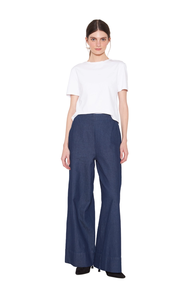 PANTALON DENIM MARTINA AZUL JACINTA TIENDA - 1