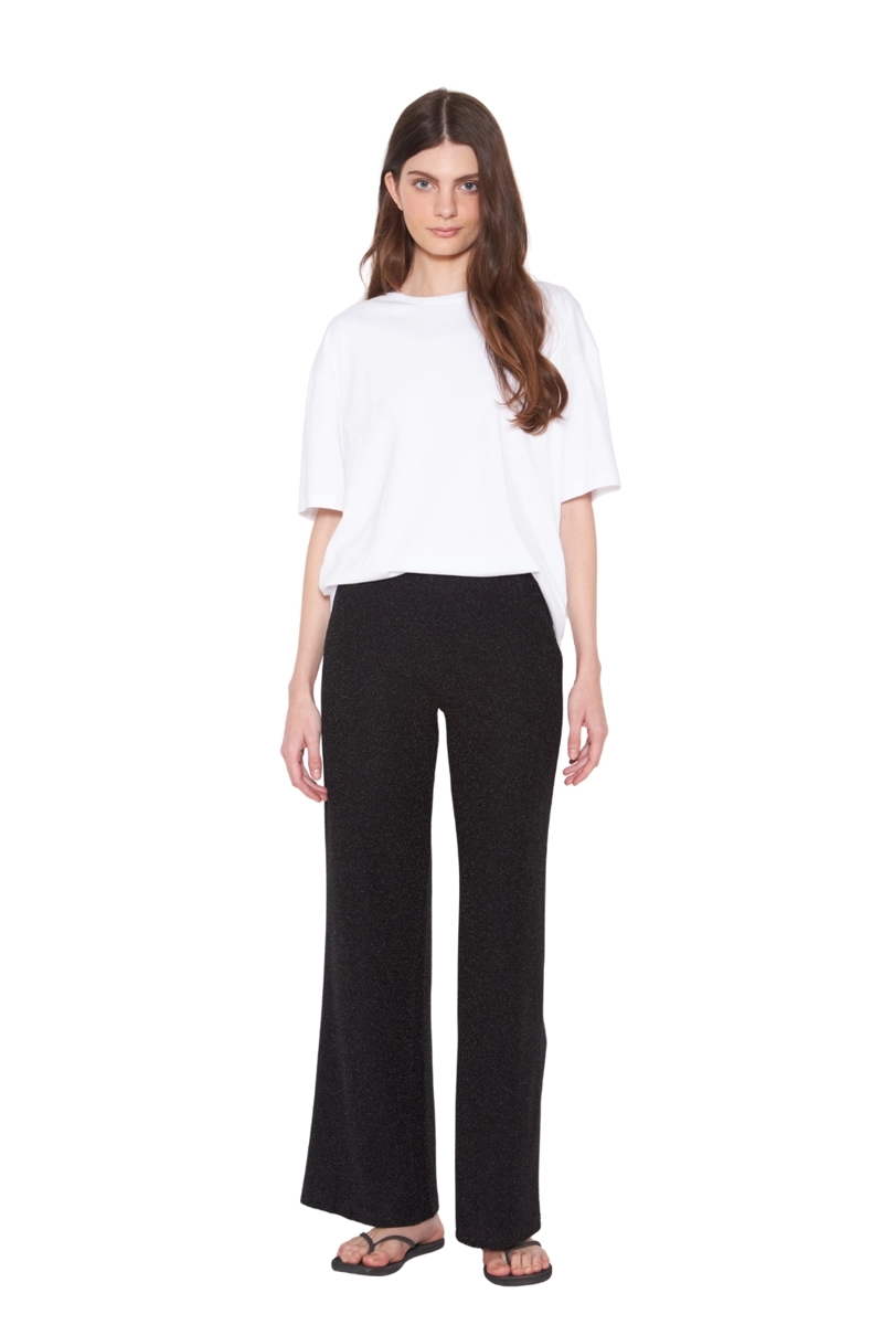 PANTALON GLITTER NEGRO JACINTA TIENDA - 1