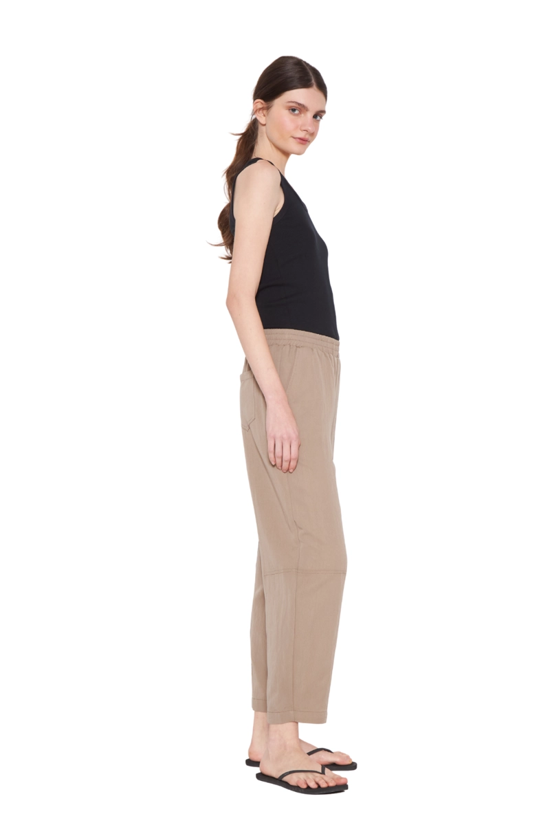 PANTALON AMALIA CAFE JACINTA TIENDA - 2