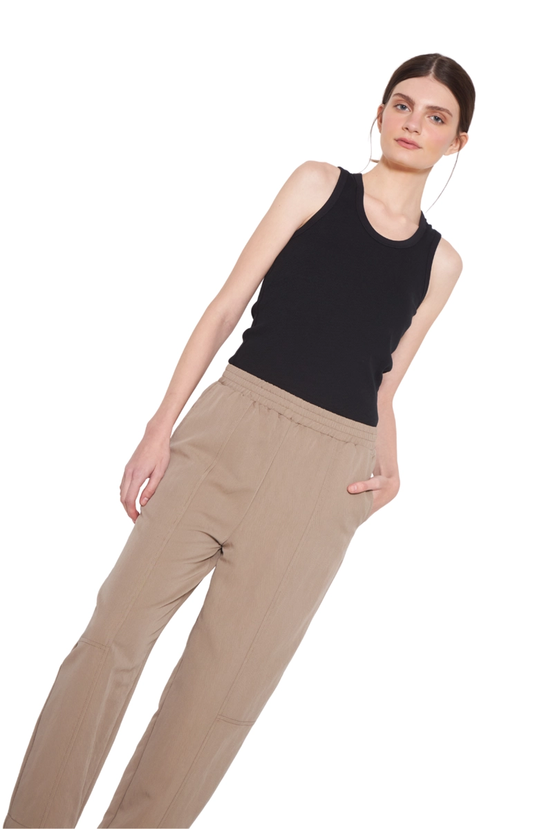 PANTALON AMALIA CAFE JACINTA TIENDA - 3