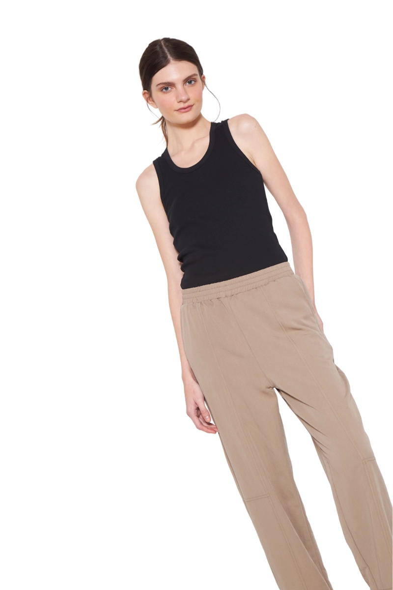 PANTALON AMALIA CAFE JACINTA TIENDA - 4