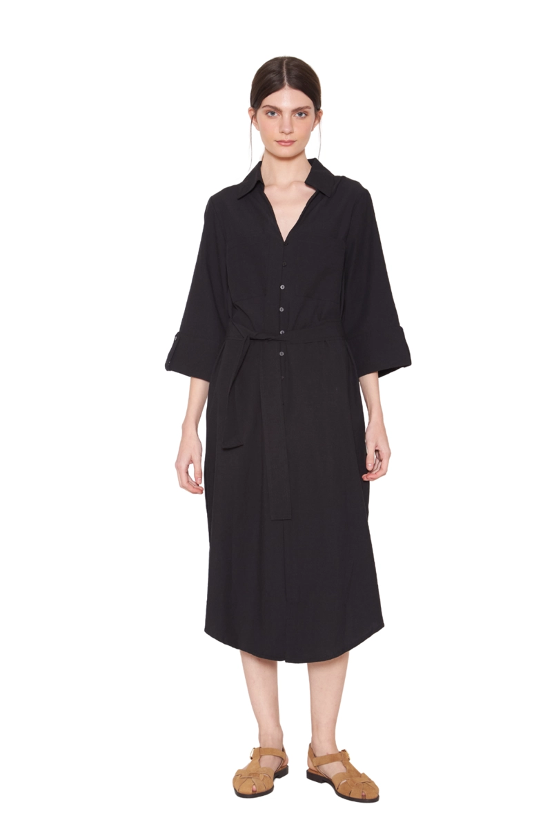 VESTIDO AMALIA NEGRO JACINTA TIENDA - 2