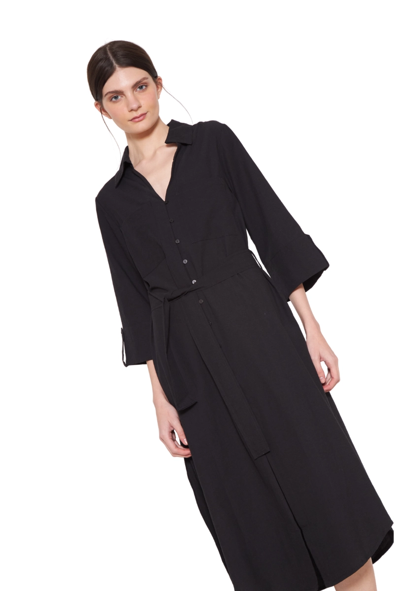 VESTIDO AMALIA NEGRO JACINTA TIENDA - 3
