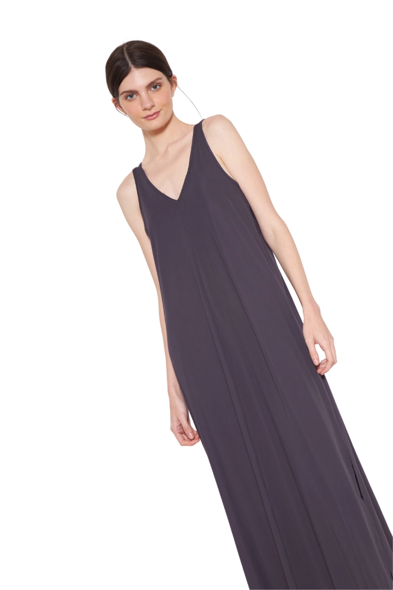 VESTIDO LAURA GRIS JACINTA TIENDA - 3
