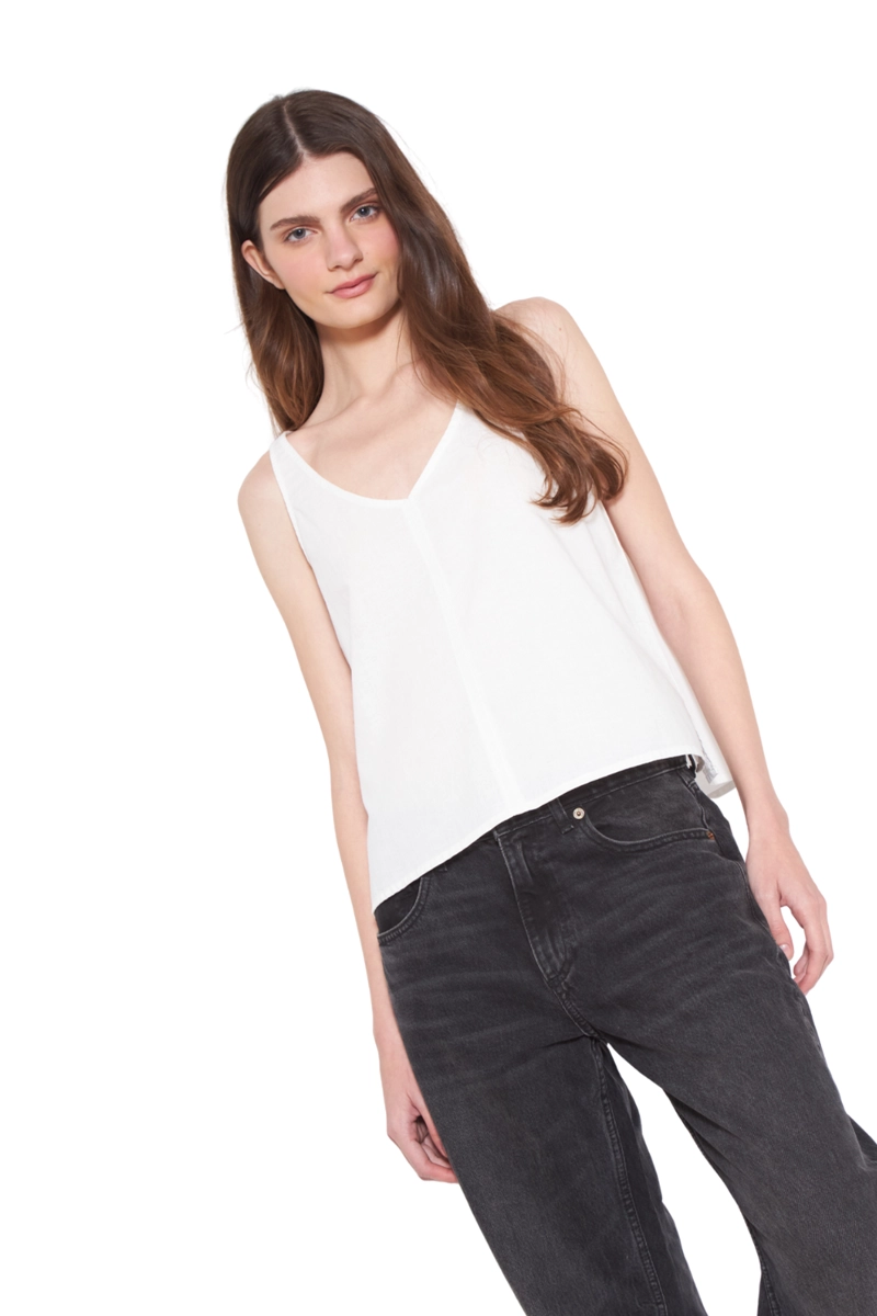 POLERA LINO BLANCA JACINTA TIENDA - 2