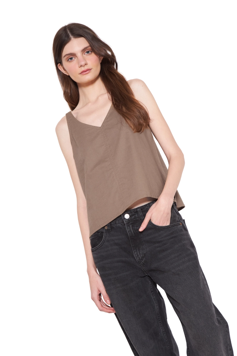 POLERA LINO CAFE JACINTA TIENDA - 4