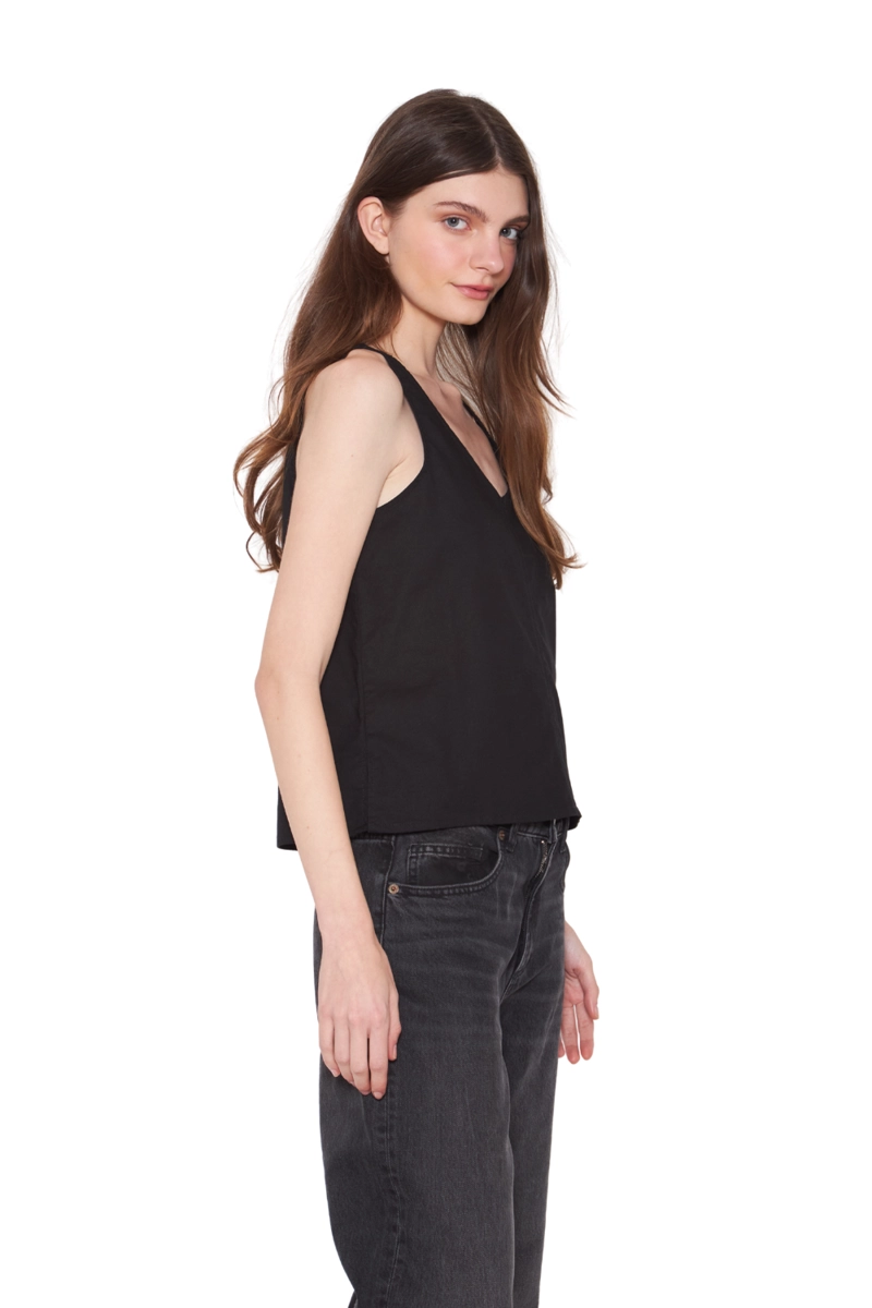 POLERA LINO NEGRA JACINTA TIENDA - 2