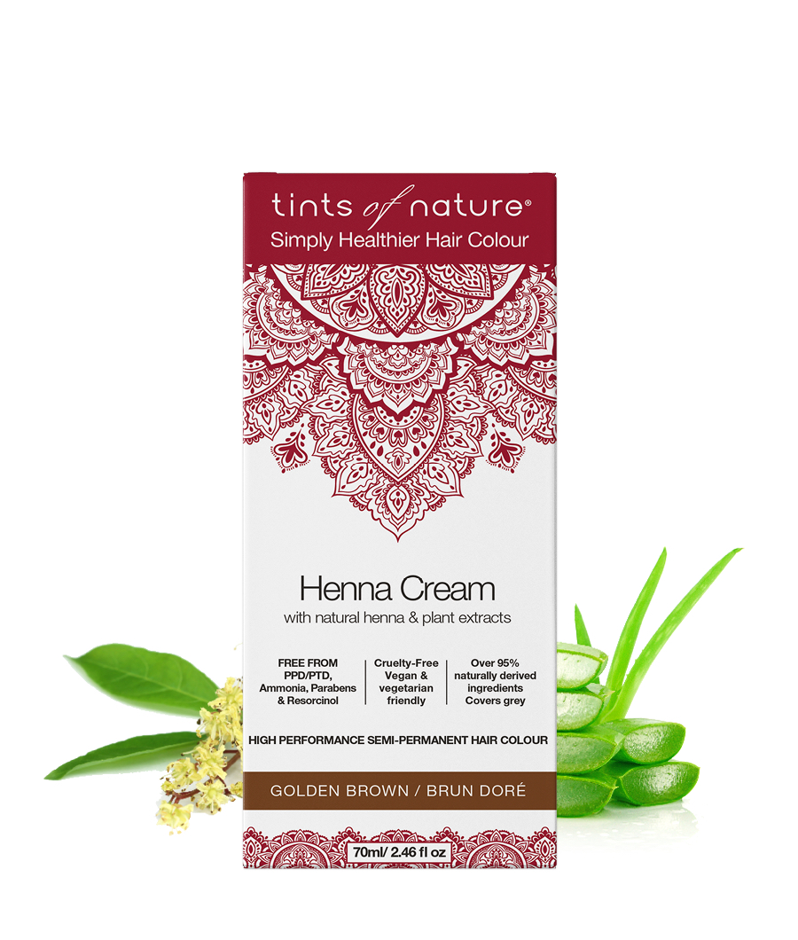 HENNA EN CREMA COLOR CASTAÑO DORADO - 1
