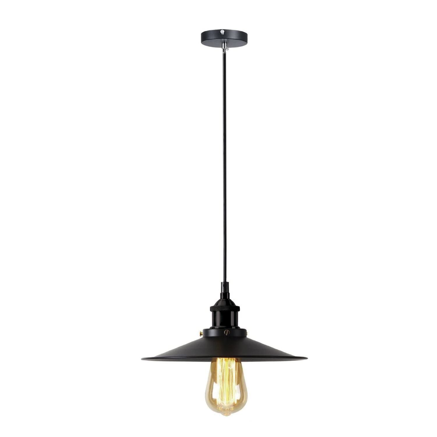 Vintage Hängeleuchte Mit E27 Fassung – Applikation, Maße 250 X 300 Mm
