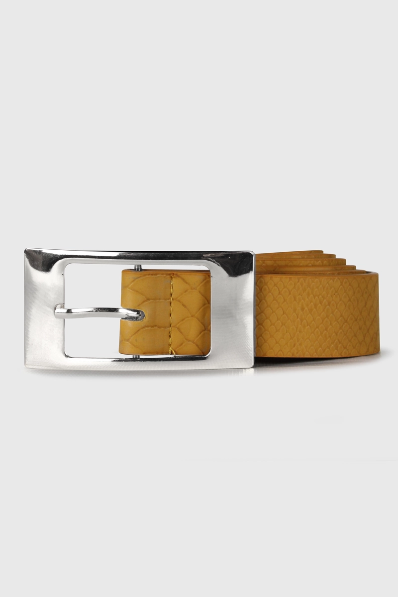 CINTURÓN ECOCUERO CARVEN CAMEL MUJER ZANZI - 1
