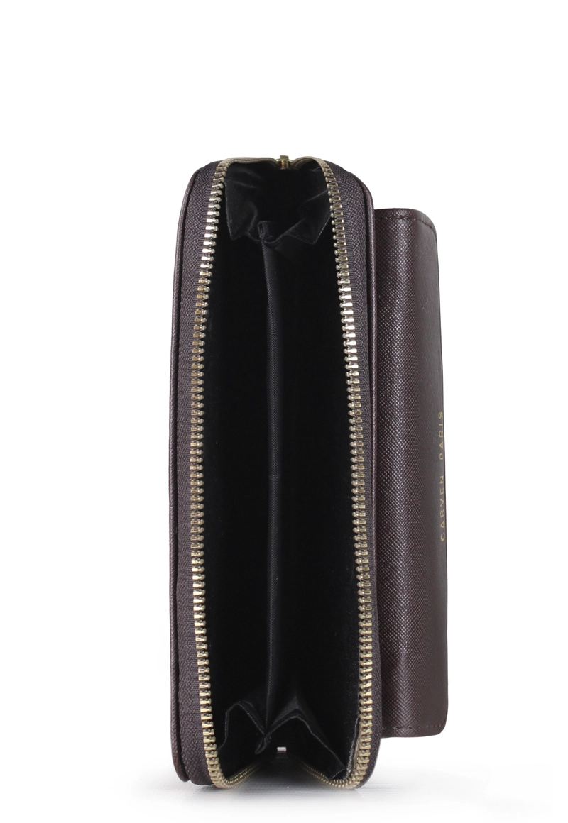 BILLETERA DE MUJER ARIA CAFE  CARVEN - 3