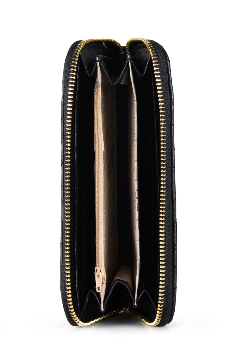 BILLETERA DE MUJER PETUNIA NEGRA CARVEN - 4