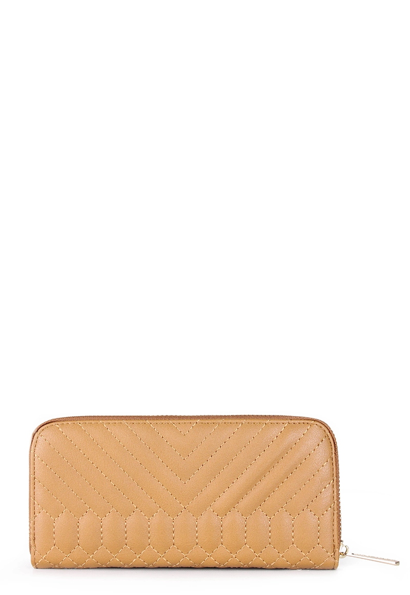 BILLETERA DE MUJER PETUNIA CAMEL CARVEN - 3