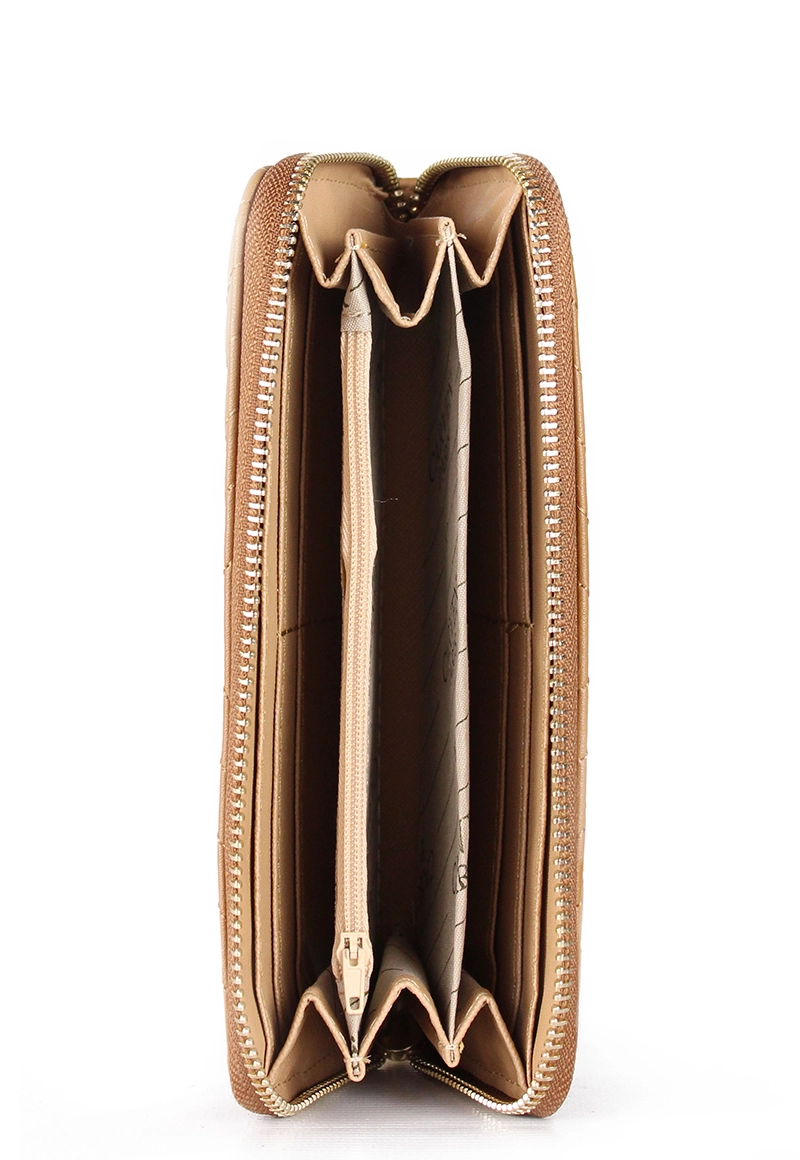 BILLETERA DE MUJER PETUNIA CAMEL CARVEN - 4