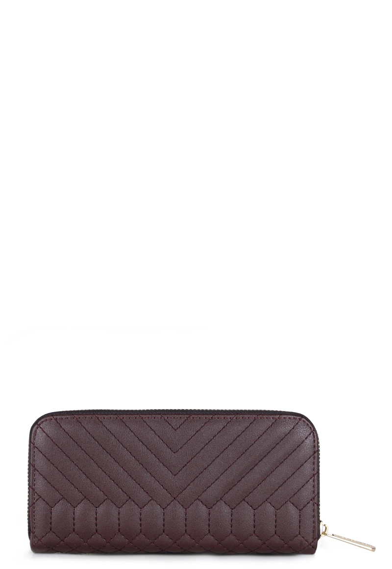 BILLETERA DE MUJER PETUNIA CAFE  CARVEN - 3