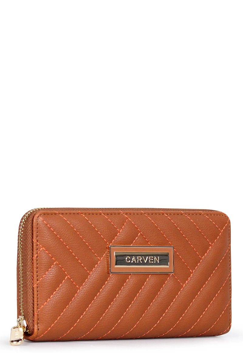 BILLETERA DE MUJER AVA BROWN CARVEN - 2