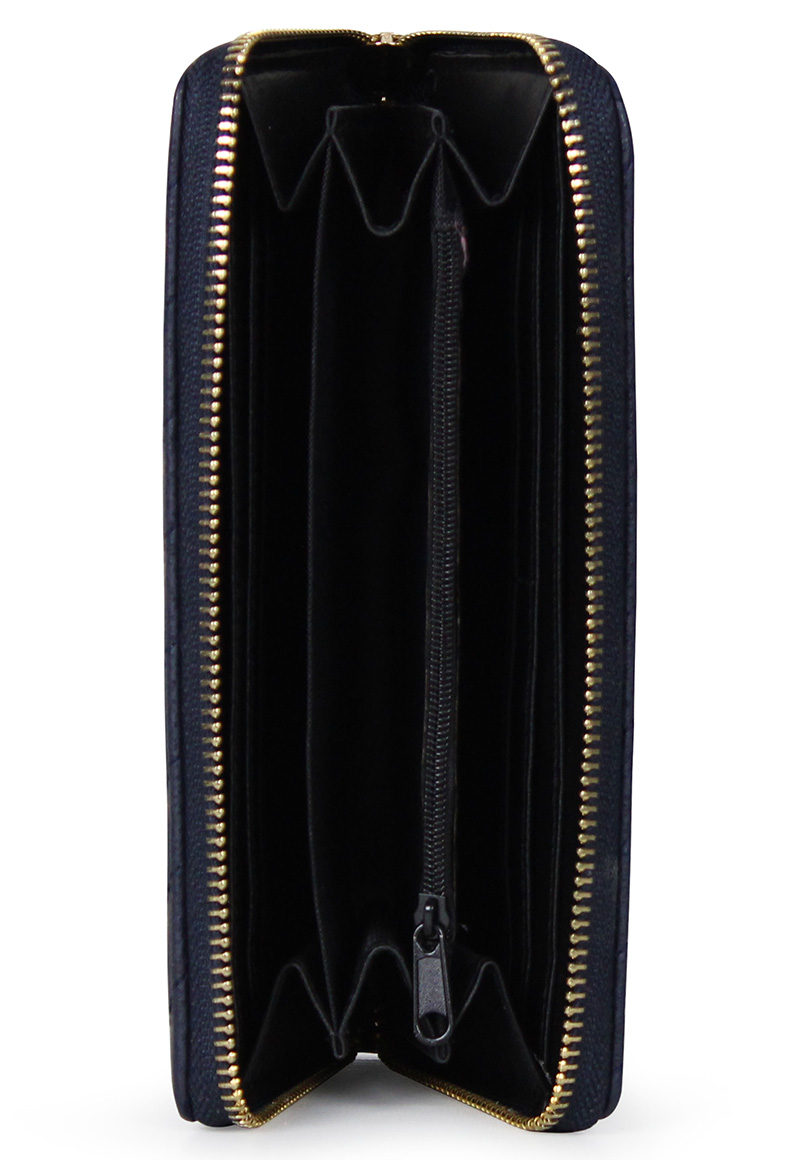 BILLETERA DE MUJER AVA AZUL CARVEN - 3