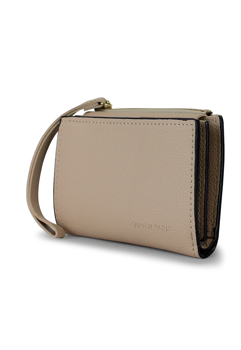 BILLETERA MUJER ADARA BEIGE CARVEN - 1