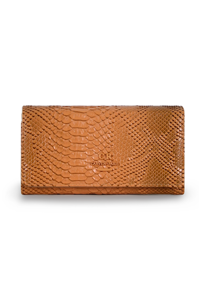 BILLETERA MUJER ALDA SERPENT CAFE  CARVEN - 4