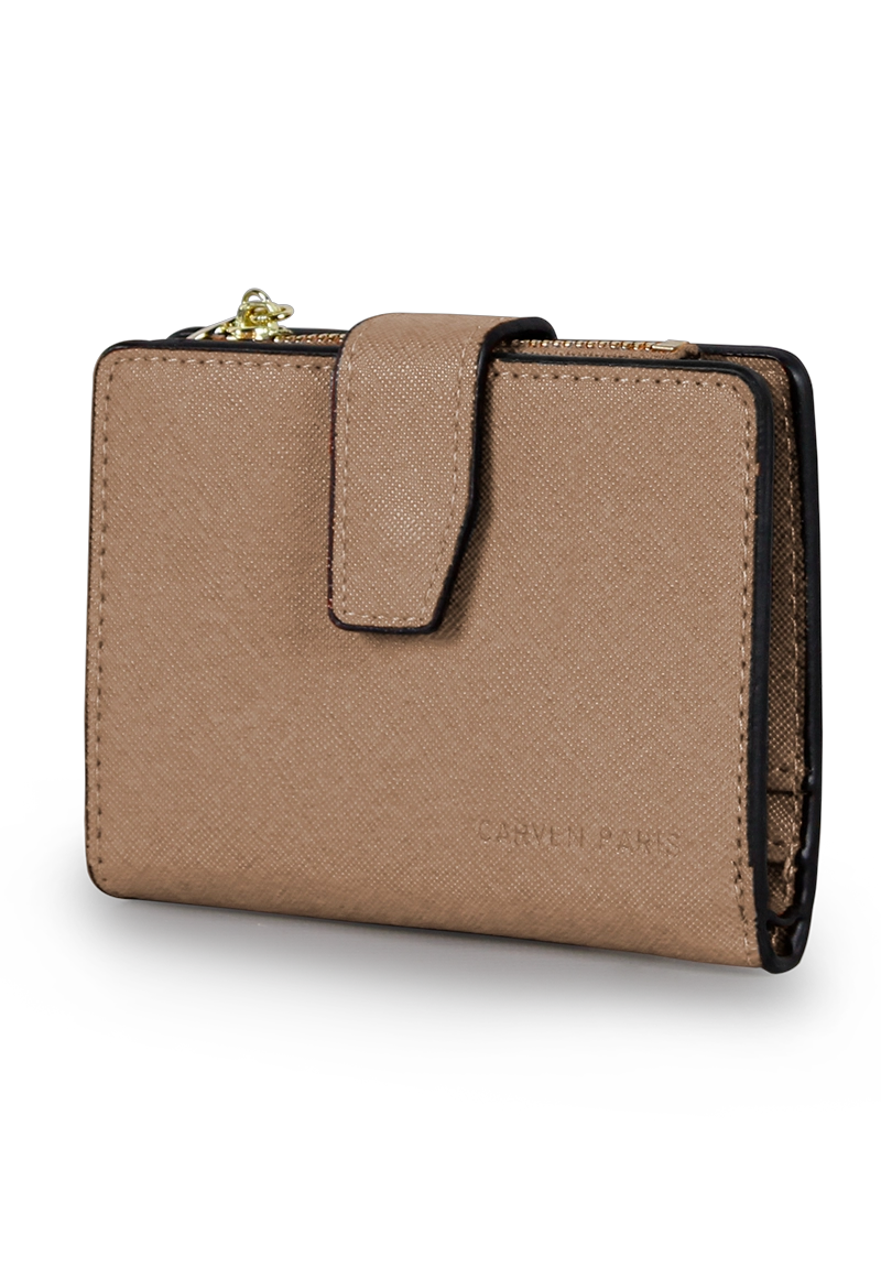 BILLETERA MUJER BRIANA TAUPE CARVEN - 1