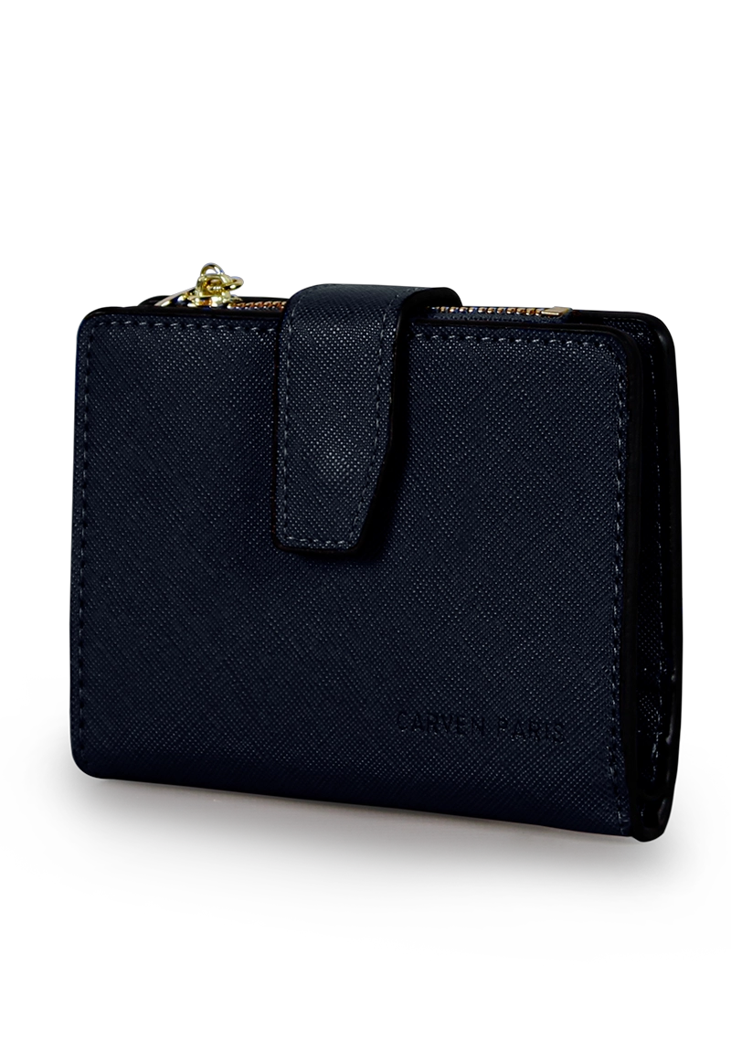 BILLETERA MUJER BRIANA AZUL CARVEN - 1