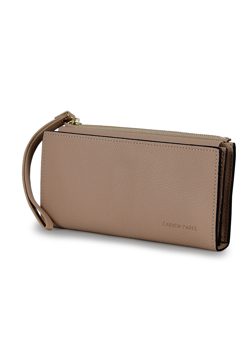 BILLETERA MUJER DELIA TAUPE CARVEN - 1