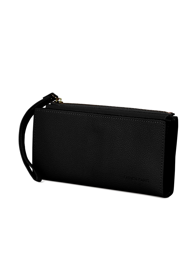 BILLETERA MUJER DELIA NEGRA CARVEN - 1