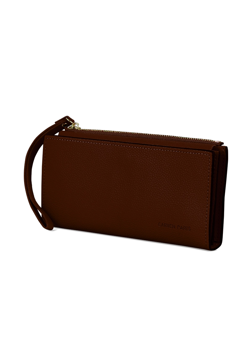 BILLETERA MUJER DELIA CAFE  CARVEN - 1