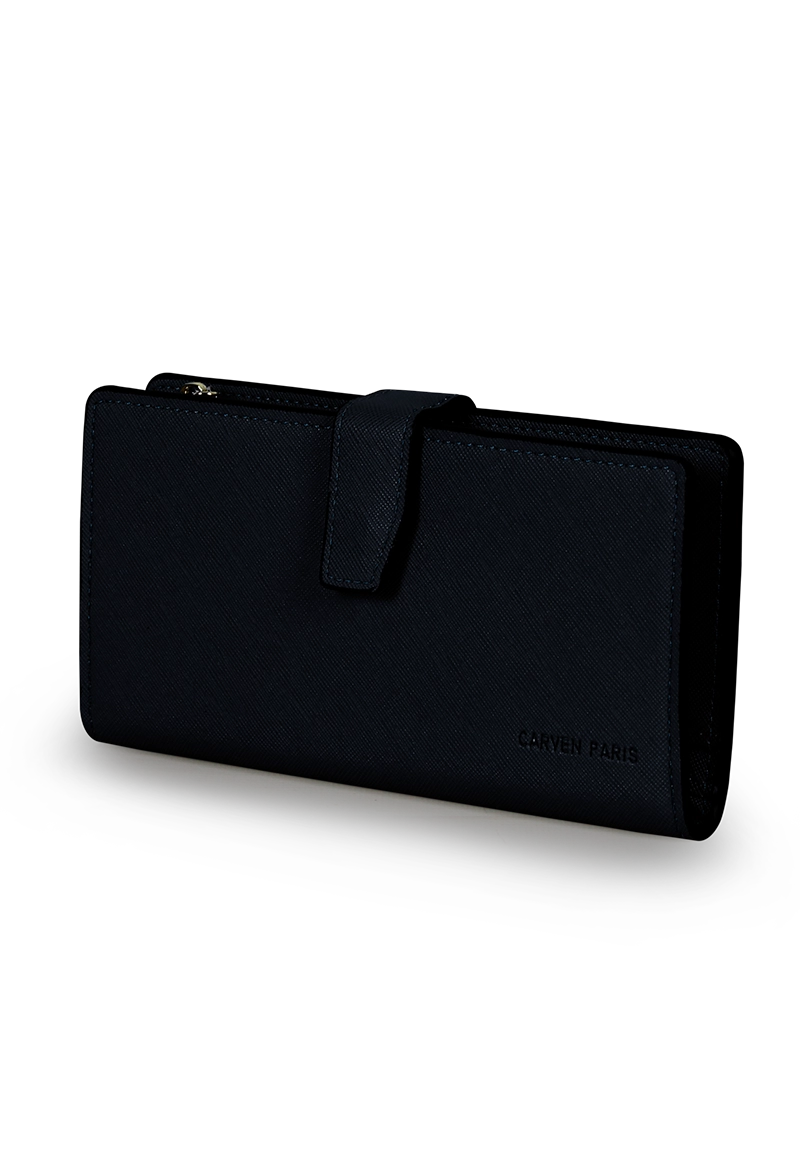 BILLETERA MUJER VESTA AZUL CARVEN - 1