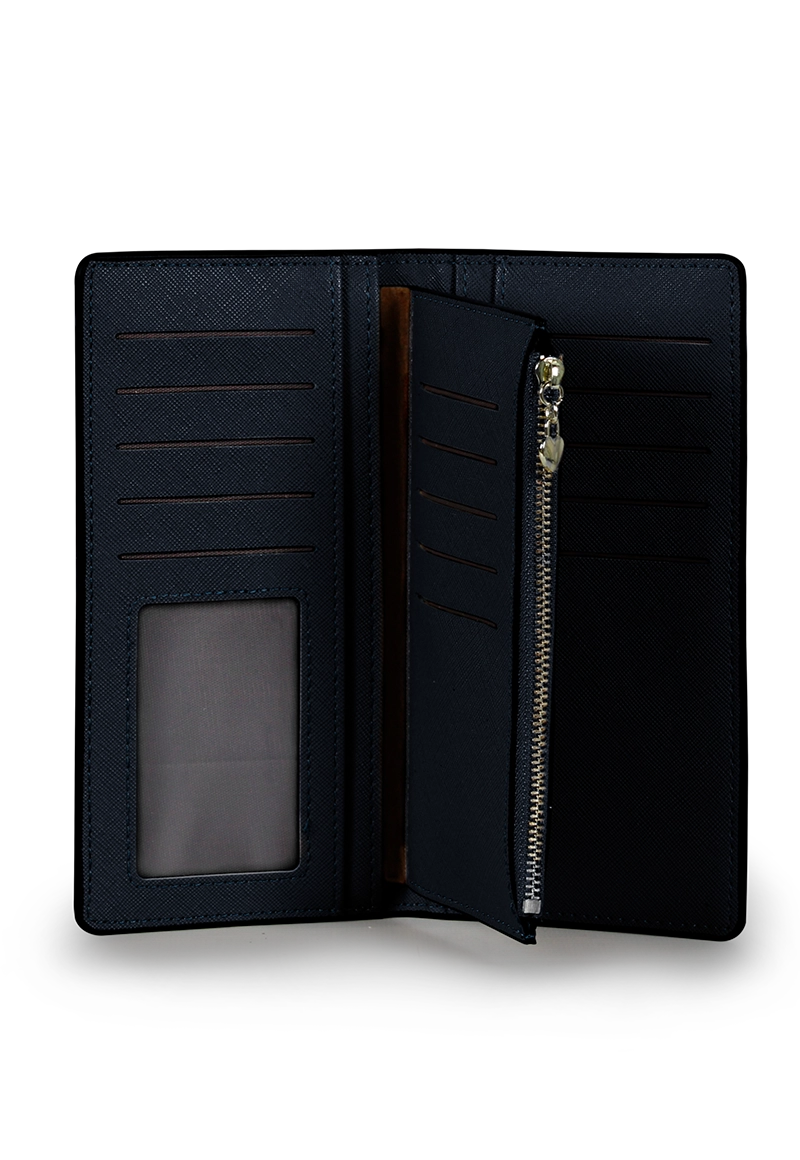 BILLETERA MUJER VESTA AZUL CARVEN - 2