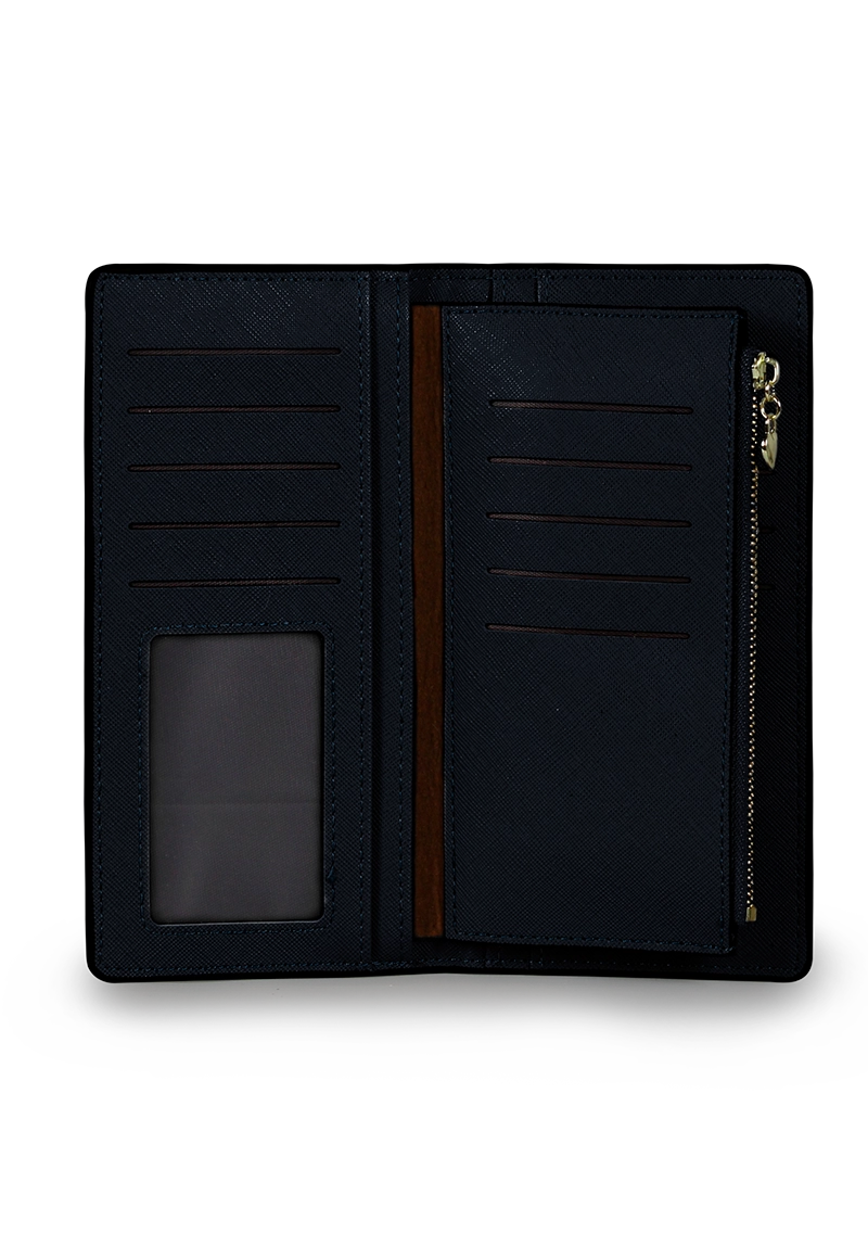 BILLETERA MUJER VESTA AZUL CARVEN - 3
