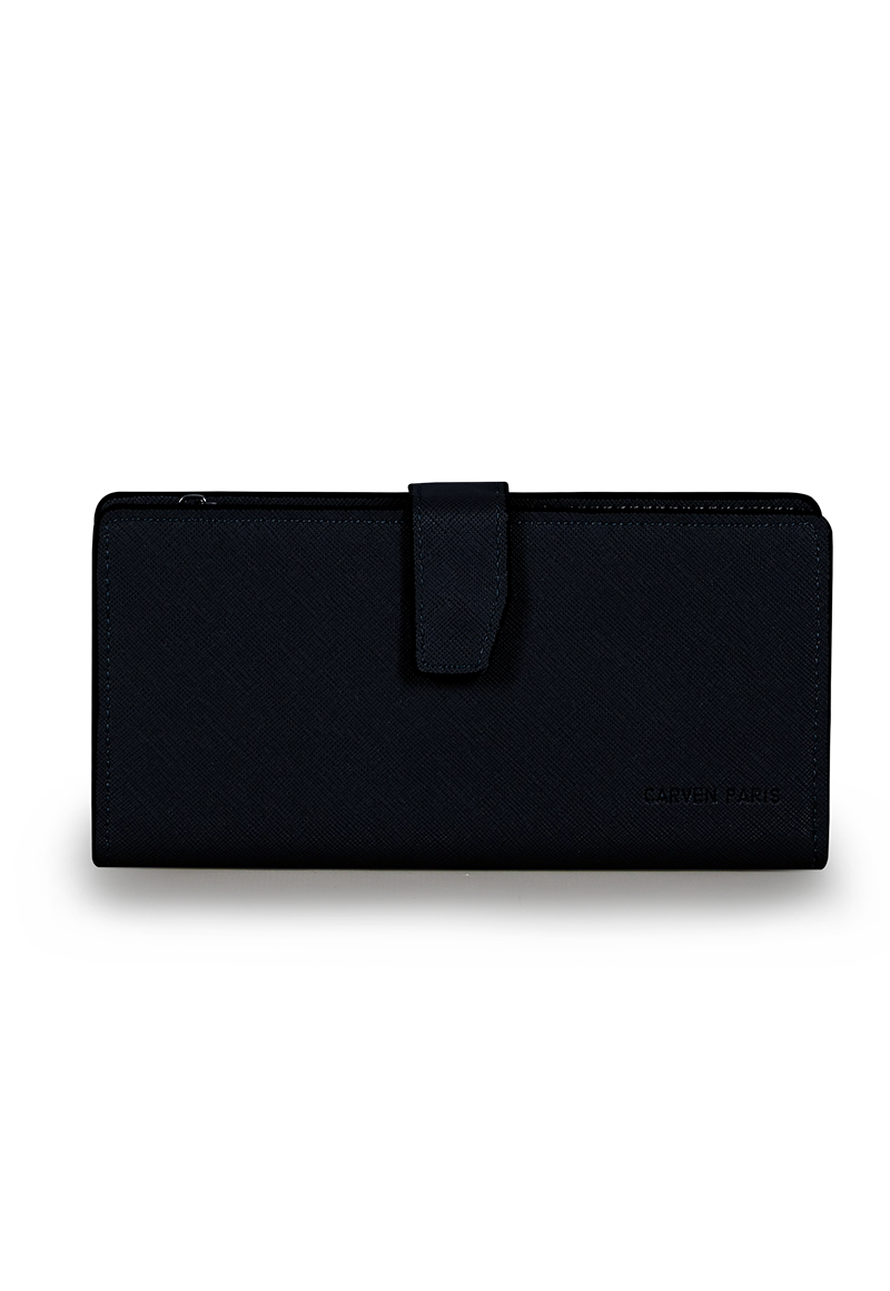 BILLETERA MUJER VESTA AZUL CARVEN - 5