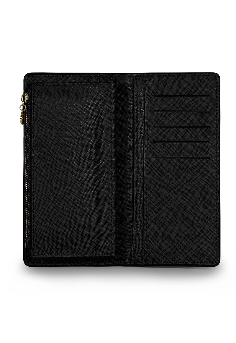 BILLETERA MUJER VESTA NEGRA CARVEN - 2