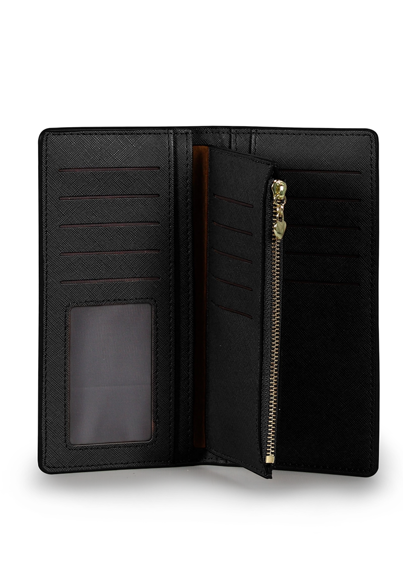 BILLETERA MUJER VESTA NEGRA CARVEN - 3