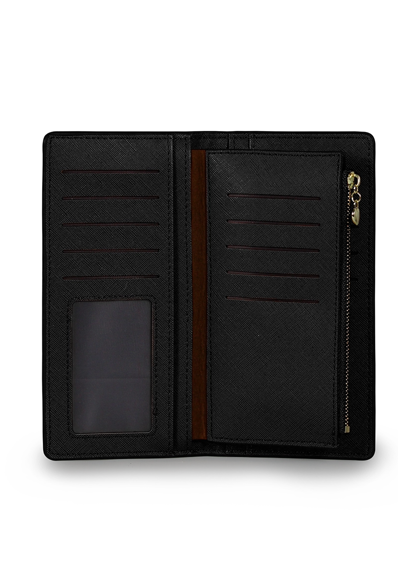 BILLETERA MUJER VESTA NEGRA CARVEN - 4