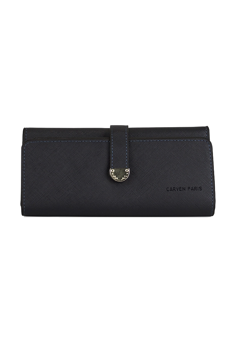 BILLETERA MUJER NAPOLES AZUL CARVEN - 1
