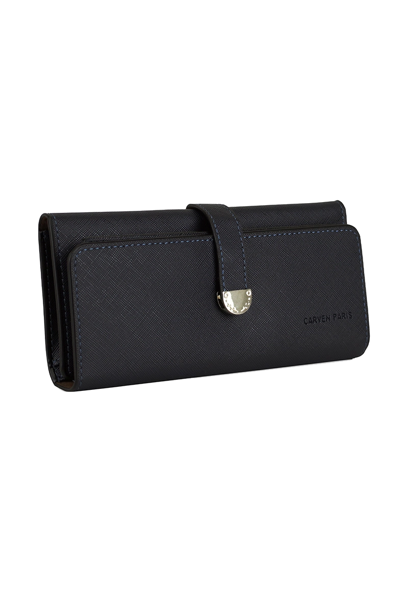 BILLETERA MUJER NAPOLES AZUL CARVEN - 2