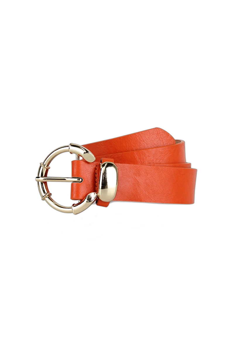 CINTURÓN ECOCUERO CARVEN NARANJO MUJER SINES ORANGE - 1