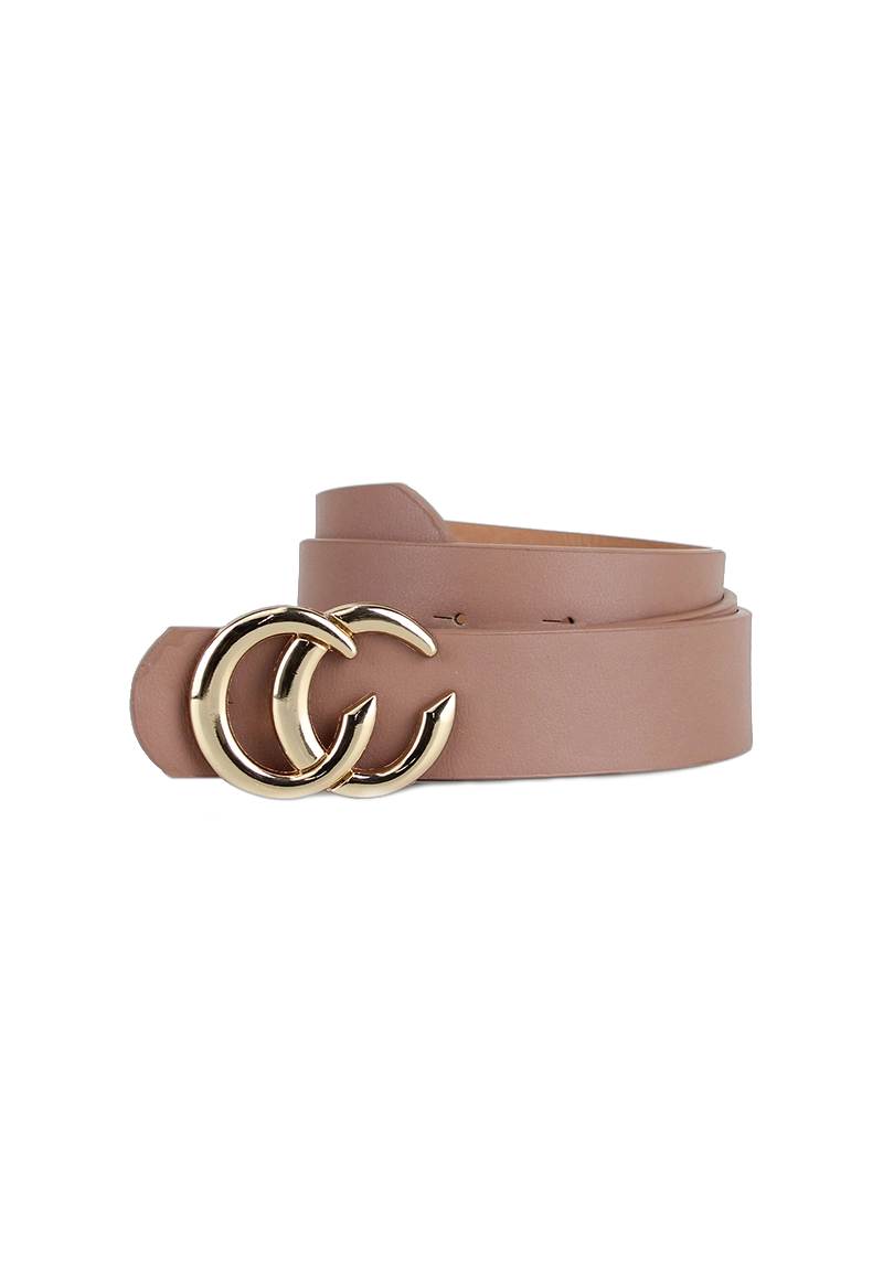 CINTURÓN ECOCUERO CARVEN TAUPE MUJER TURBO - 1