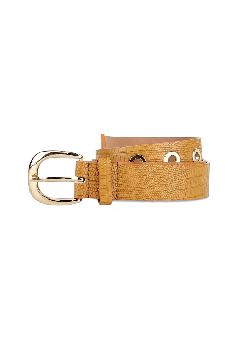 CINTURÓN ECOCUERO CARVEN CAMEL MUJER PARMA - 1