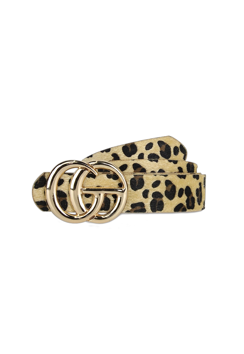 CINTURÓN ECOCUERO CARVEN DORADO MUJER RAFINA GOLD - 1