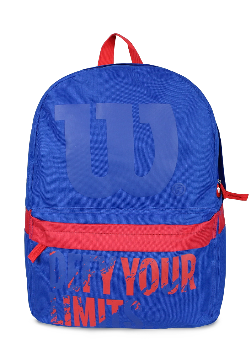 MOCHILA DEFY AZUL CON ROJO WILSON - 1