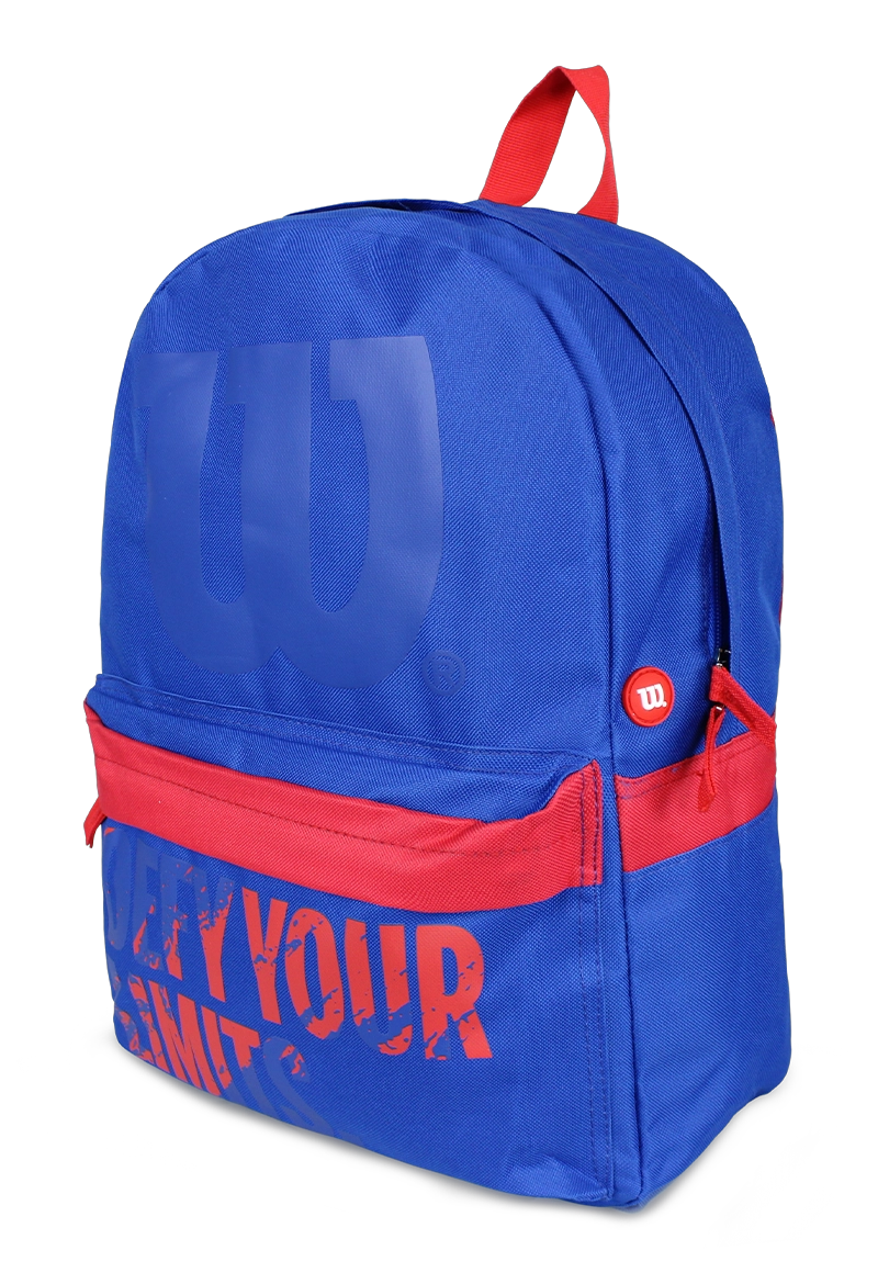 MOCHILA DEFY AZUL CON ROJO WILSON - 2