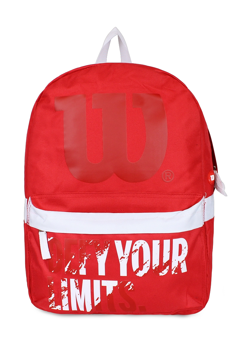 MOCHILA DEFY ROJA CON BLANCO WILSON - 1