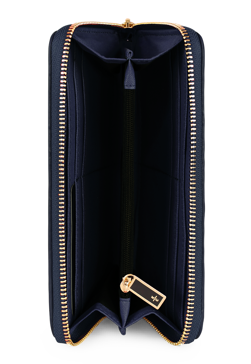 BILLETERA MUJER AVA AZUL KENNETH COLE - 4